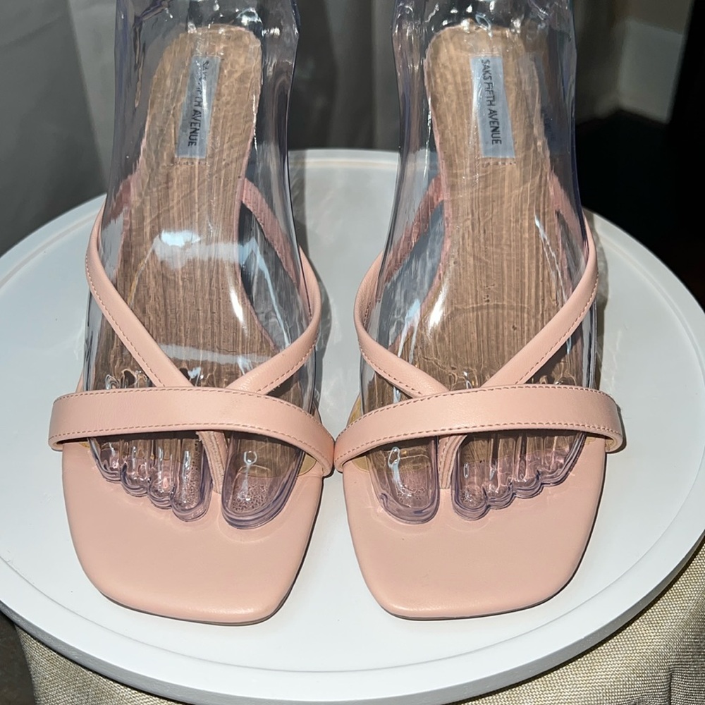 🆕 Saks Fifth Avenue Patel Pink Heeled Sandals